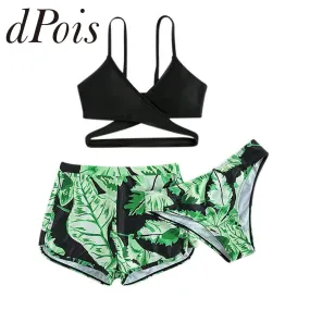 11 12 13 Girls Summer Tropical Swimsuit Set Kids Bikini Tops with Printed Swim Briefs And Shorts Swimming Bathing Suit Swimwear 11 12 13 Girls Summer Tropical Swimsuit Set Kids Bikini Tops with Printed Swim Briefs And Shorts Swimming Bathing Suit Swimwear