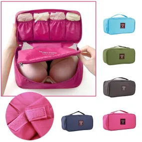 1Pc Bra Underwear Lingerie Travel Bag For Women Organizer Trip Handbag Luggage Traveling Bag 1Pc Bra Underwear Lingerie Travel Bag For Women Organizer Trip Handbag Luggage Traveling Bag