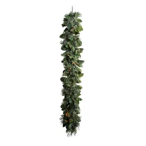 6' Boxwood and Magnolia Leaf Garland 6' Boxwood and Magnolia Leaf Garland