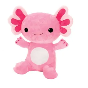 9" Sitting Pink Axolotl Ready for a Hug Stuffed Plush 9" Sitting Pink Axolotl Ready for a Hug Stuffed Plush