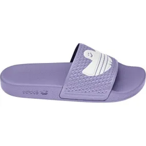 Adidas Mark Gonzales Shmoofoil Slides Magic Lilac - White Adidas Mark Gonzales Shmoofoil Slides Magic Lilac - White