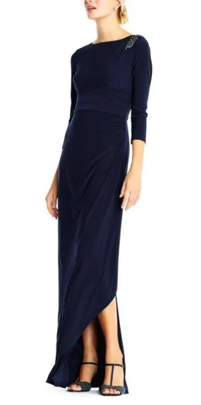 Adrianna Papell AP1E202958 Long Sleeve Embellished Formal Dress Adrianna Papell AP1E202958 Long Sleeve Embellished Formal Dress