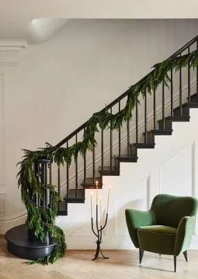 Afloral Real Touch Norfolk Pine Entry / Staircase Garland - 180" Long Afloral Real Touch Norfolk Pine Entry / Staircase Garland - 180" Long