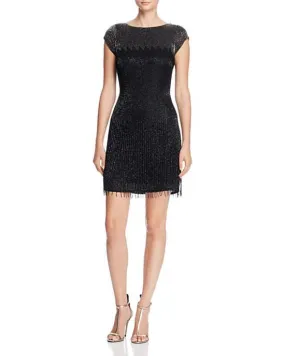 Aidan Mattox - Beaded Chiffon Short Dress MD1E200711 Aidan Mattox - Beaded Chiffon Short Dress MD1E200711