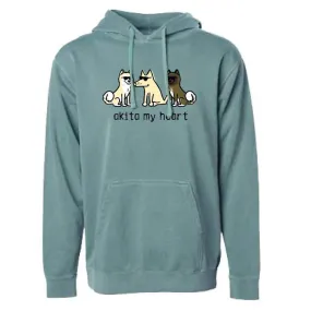 Akita My Heart - Sweatshirt Pullover Hoodie Akita My Heart - Sweatshirt Pullover Hoodie