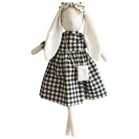 ALIMROSE - SOFIA BUNNY BLACK CHECK ALIMROSE - SOFIA BUNNY BLACK CHECK