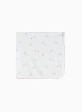 Baby Bunny Blanket in Pale Pink Baby Bunny Blanket in Pale Pink