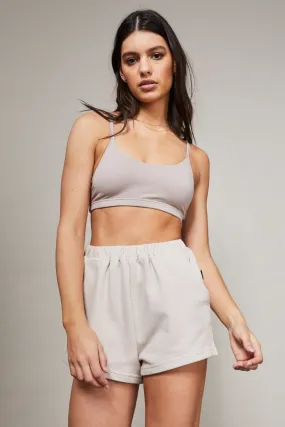 Bamboo Cotton Everyday Bralette (Taupe) Bamboo Cotton Everyday Bralette (Taupe)