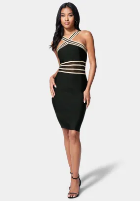 Bandage Cross Front Dress Bandage Cross Front Dress