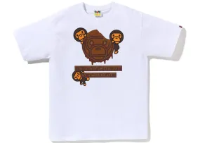 BAPE Valentine Chocolate Baby Milo Tee (SS23) White BAPE Valentine Chocolate Baby Milo Tee (SS23) White