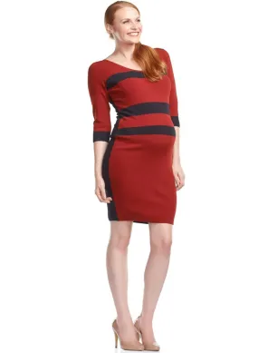 Belle Zip Maternity Knit Dress Belle Zip Maternity Knit Dress