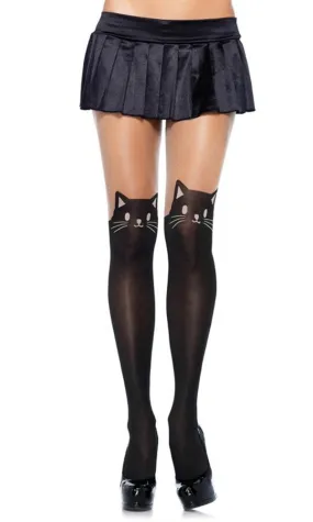 Black Cat Spandex Opaque | PANTYHOSE Black Cat Spandex Opaque | PANTYHOSE