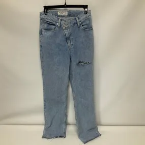 Blue Denim Jeans Straight Abercrombie And Fitch, Size 0 Blue Denim Jeans Straight Abercrombie And Fitch, Size 0