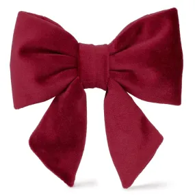 Burgundy Velvet Lady Dog Bow Burgundy Velvet Lady Dog Bow