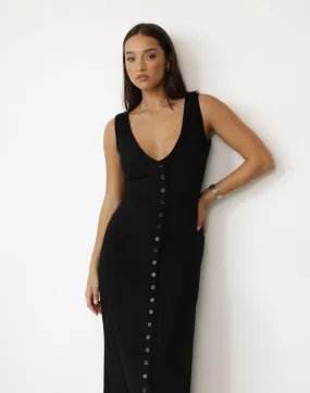Cailey Maxi Dress (Black) Cailey Maxi Dress (Black)