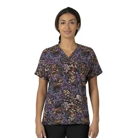 Carhartt Women's Oversized V-Neck Print Scrub Top Carhartt Women's Oversized V-Neck Print Scrub Top