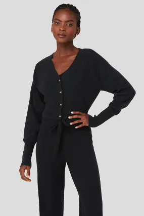 Cashmere Jet Set Cardigan - Black Cashmere Jet Set Cardigan - Black