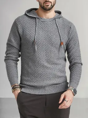 Casual Soft Knit Hoodie Casual Soft Knit Hoodie