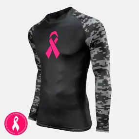 Charcoal Pink Ribbon long sleeve Jersey Charcoal Pink Ribbon long sleeve Jersey
