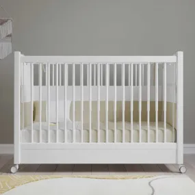 Cilek Baby Bed with Wheels White (60x120 cm) Cilek Baby Bed with Wheels White (60x120 cm)