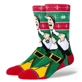 Cold Outside Elf Men's Crew Sock Cold Outside Elf Men's Crew Sock