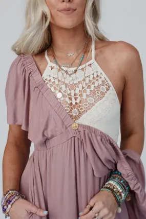 Crochet High Neck Bralette - Ivory Crochet High Neck Bralette - Ivory