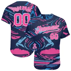 Custom 3D Pattern Design Sport Authentic Baseball Jersey Custom 3D Pattern Design Sport Authentic Baseball Jersey