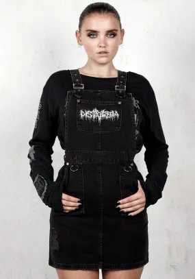 Damage Denim Pinny Dress Damage Denim Pinny Dress