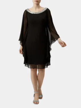 Diamonte Batwing Dress Diamonte Batwing Dress