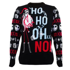Disney Nightmare Before Christmas Ho Oh No Knitted Jumper/Sweater Disney Nightmare Before Christmas Ho Oh No Knitted Jumper/Sweater