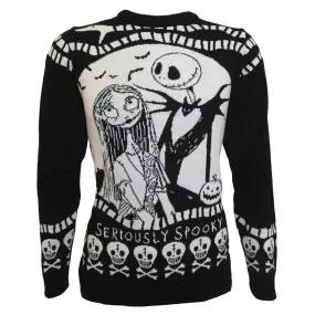 Disney Nightmare Before Christmas Seriously Spooky Knitted Jumper/Sweater Disney Nightmare Before Christmas Seriously Spooky Knitted Jumper/Sweater