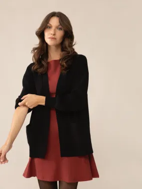 Erin Sweater Knit Cardigan in Black Erin Sweater Knit Cardigan in Black