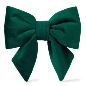 Forest Green Velvet Lady Dog Bow Forest Green Velvet Lady Dog Bow