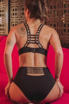 Geometric Cut High Bikini Bottom Geometric Cut High Bikini Bottom