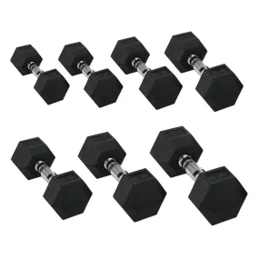 Hit Fitness Hex Dumbbell Set - Choice of Weight Hit Fitness Hex Dumbbell Set - Choice of Weight