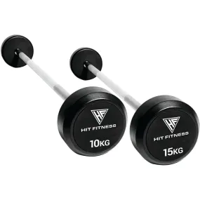 Hit Fitness Round Rubber End Barbell Hit Fitness Round Rubber End Barbell