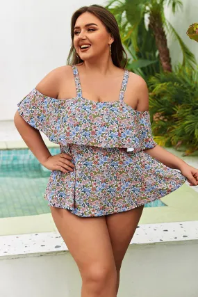 HN Women Plus Size 2pcs Set Swim Suit Padded Swim Tops High Waist Briefs HN Women Plus Size 2pcs Set Swim Suit Padded Swim Tops High Waist Briefs