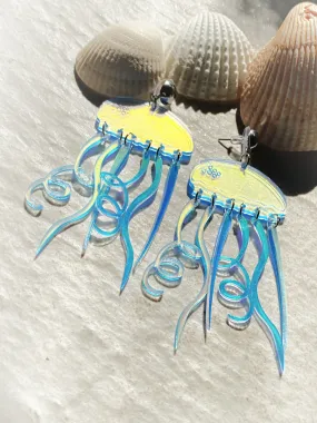 Iridescent Jellyfish Statement Earrings Iridescent Jellyfish Statement Earrings