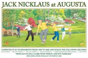 JACK NICKLAUS at AUGUSTA (Autographed by Jack Nicklaus & Lee Wybranksi) JACK NICKLAUS at AUGUSTA (Autographed by Jack Nicklaus & Lee Wybranksi)