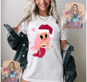 KarolG Sirenita XMAS White Tee KarolG Sirenita XMAS White Tee