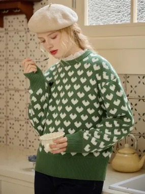 Liliana Classic Ribbed Crew Neck Sweetheart Sweater Liliana Classic Ribbed Crew Neck Sweetheart Sweater