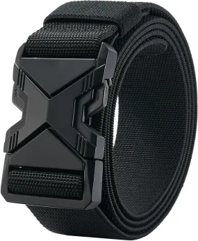 LionVII Tactical Belt, Elastic Stretch Military 1.5" Web Belt with Heavy Duty Quick Release Buckle for Waist Size Below 48" LionVII Tactical Belt, Elastic Stretch Military 1.5" Web Belt with Heavy Duty Quick Release Buckle for Waist Size Below 48"