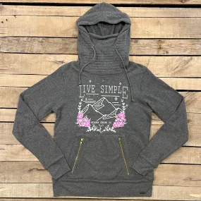Live Simple Mountain Ninja Hoodie Live Simple Mountain Ninja Hoodie