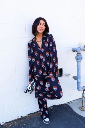 Long Sleeve Plissé Set in Tigress Long Sleeve Plissé Set in Tigress