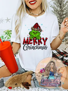 Merry Grinchmas White Tee Merry Grinchmas White Tee