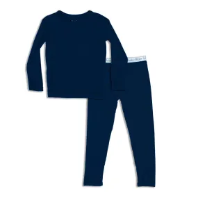 Midnight Blue Bamboo Kids Pajamas Midnight Blue Bamboo Kids Pajamas