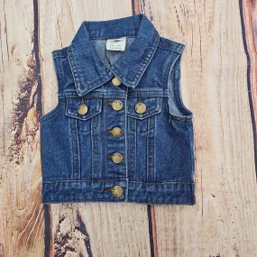 ML KIDS BASIC DENIM VEST ML KIDS BASIC DENIM VEST