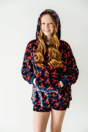 Plush Oversized Hoody - Lobster Plush Oversized Hoody - Lobster