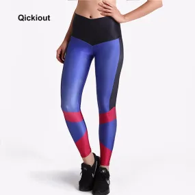 Qickitout Simple Style Women's Christmas Leggings Sexy Black High Waist Trousers Blue Red Long Tig hts Fitness shaping Pants Qickitout Simple Style Women's Christmas Leggings Sexy Black High Waist Trousers Blue Red Long Tig hts Fitness shaping Pants