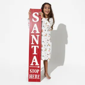 Santa's Workshop Bamboo Girls' Long Sleeve Dress Santa's Workshop Bamboo Girls' Long Sleeve Dress